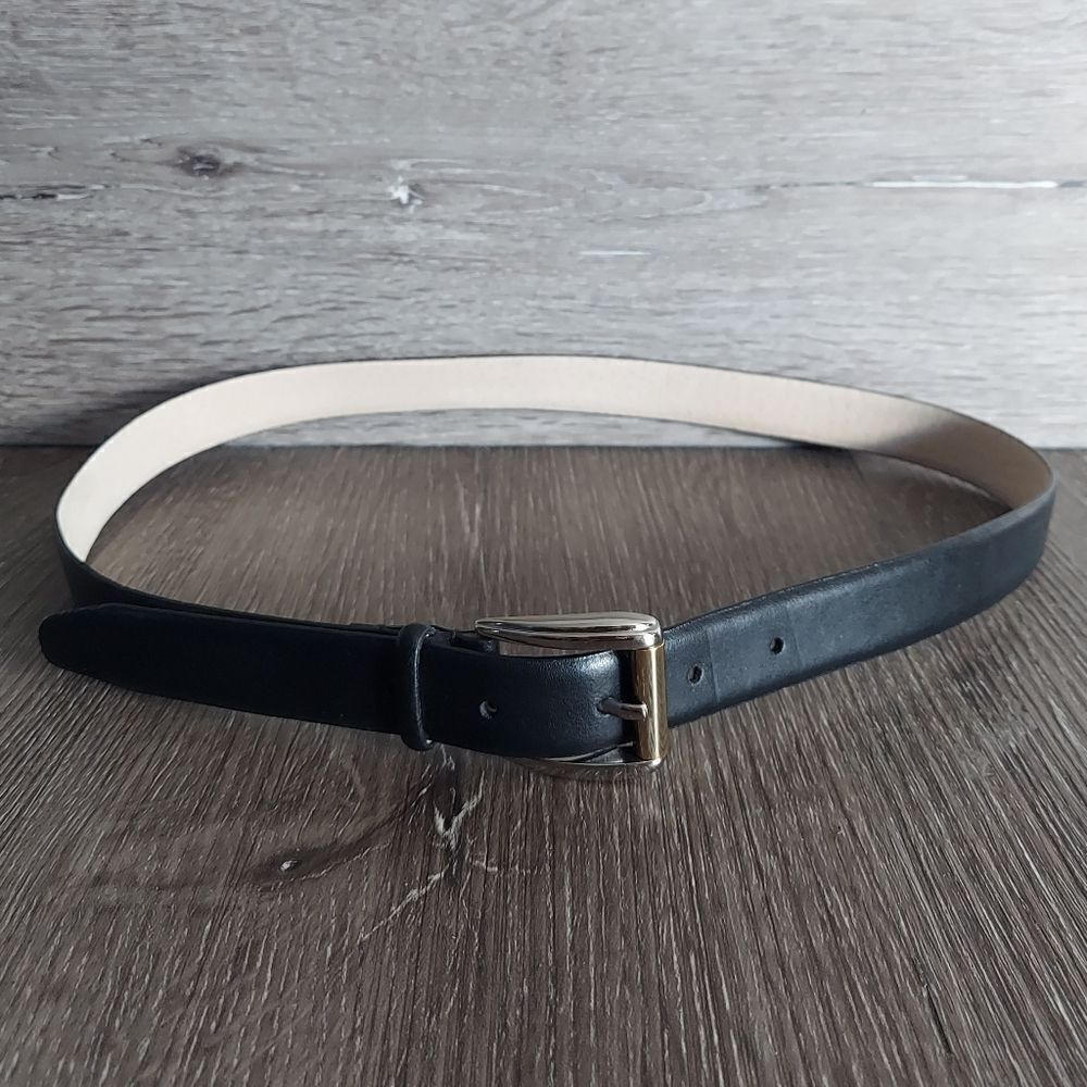 Black Leather Belt Medium